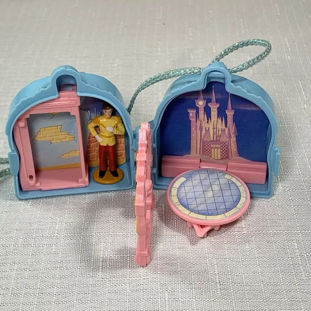 Disney Once Upon A Time Locket Playset Cinderella Prince Figure And Other READ
